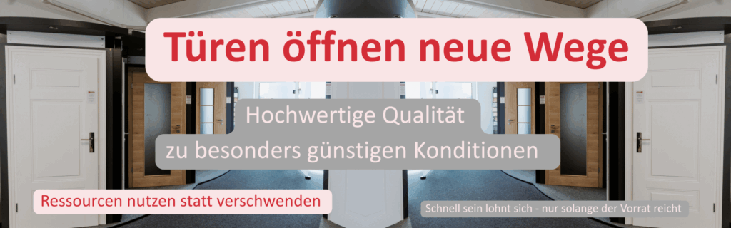 Flyer Türen öffnen neue Wege